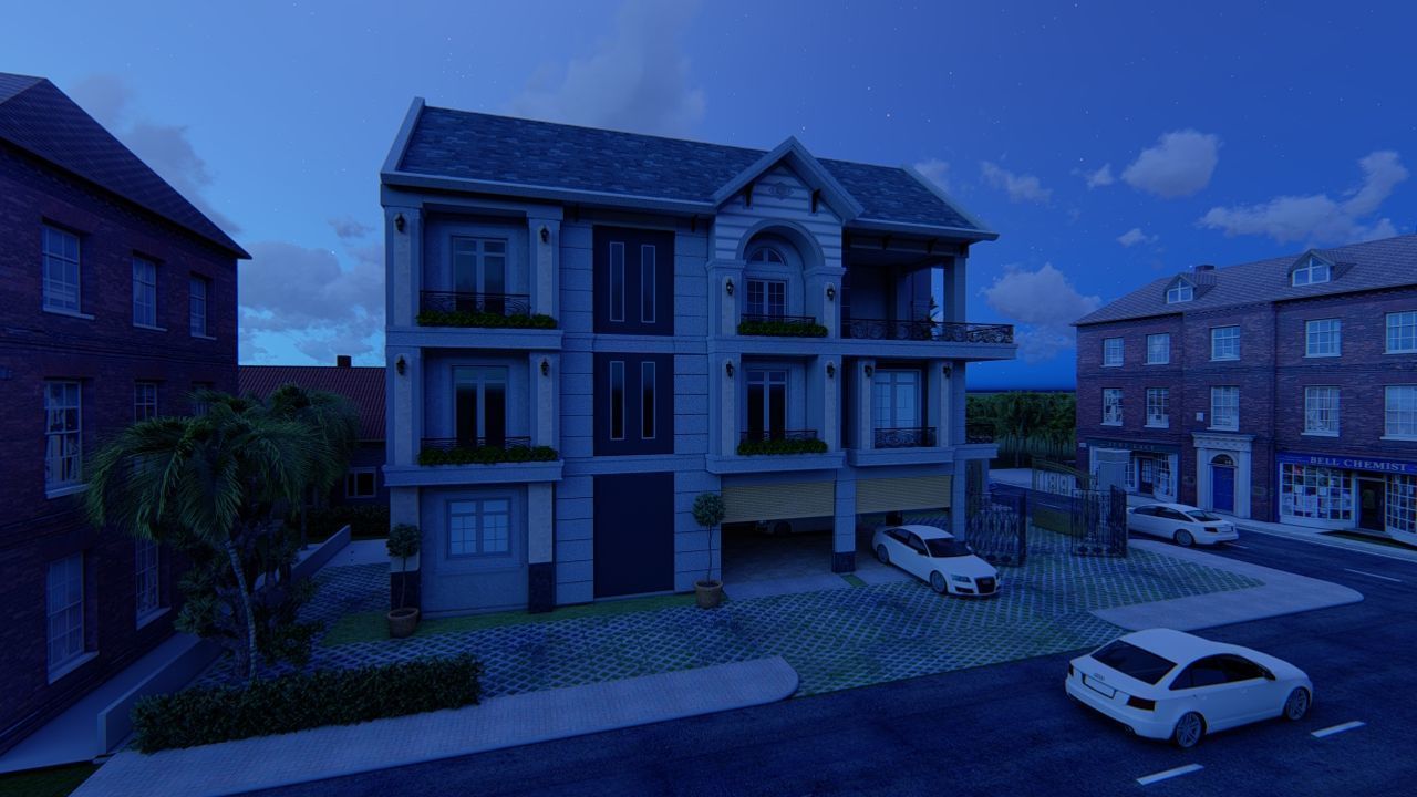 old house-Old Abandoned House 3D model_1