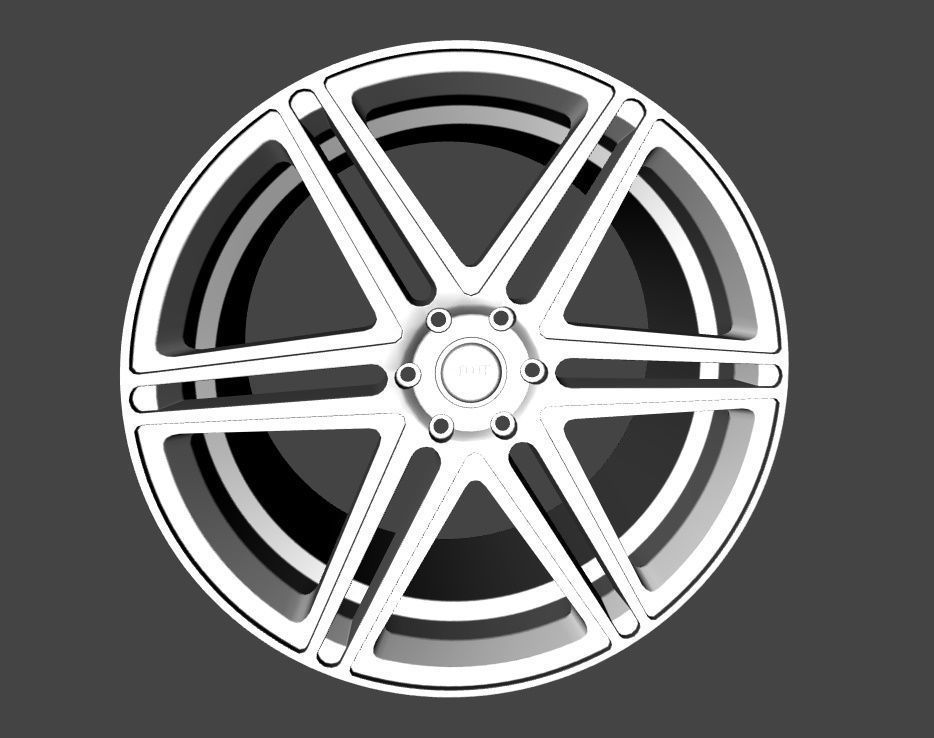 WHEEL BASED on DUB S123 SKILLZ 3D model_9
