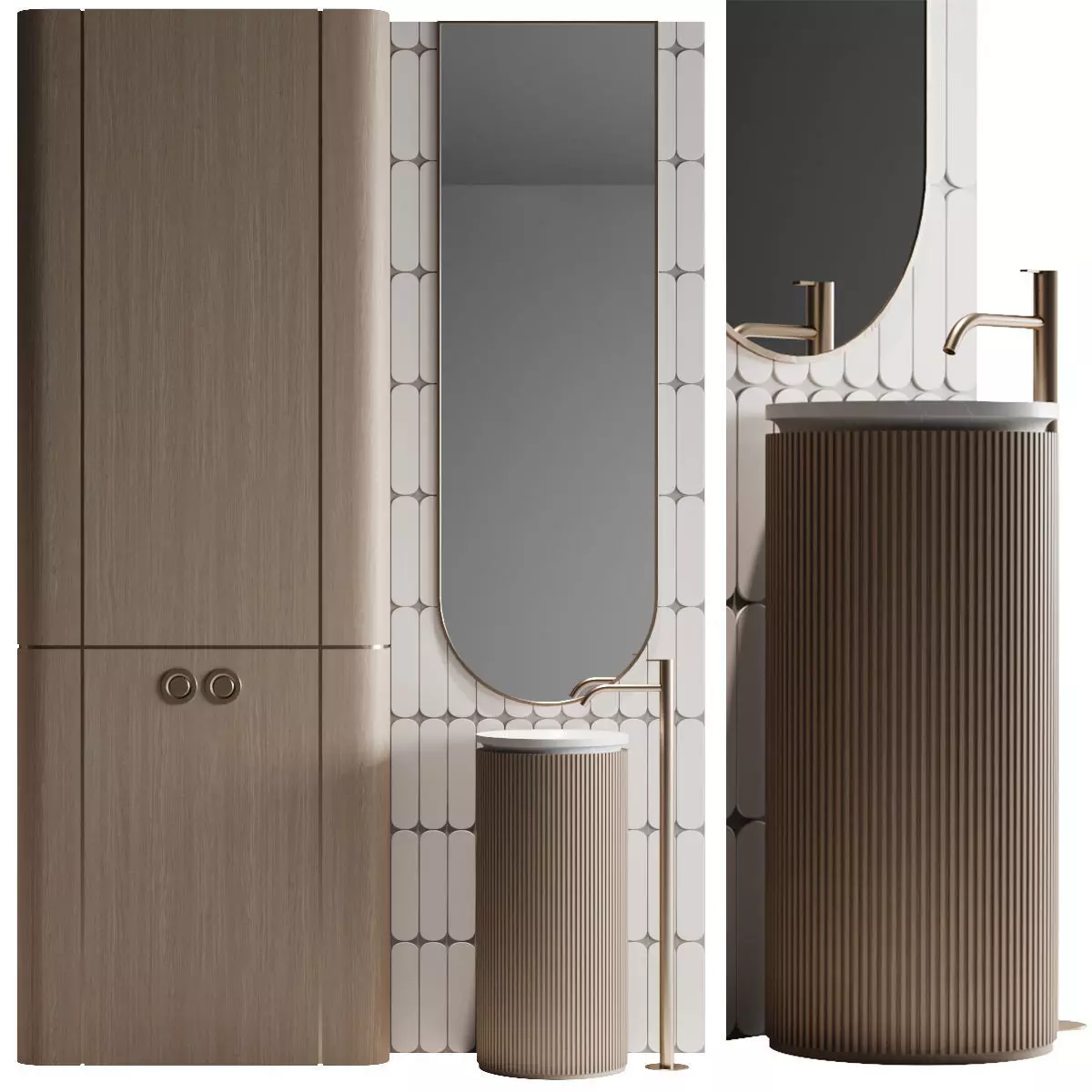 Bathroom furniture 5 3D model