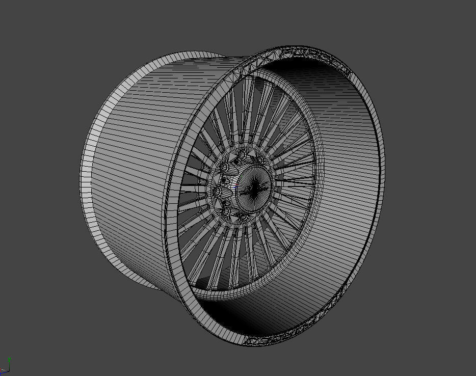 WHEEL BASED on JTX FORGED STILETTO 3D model_4