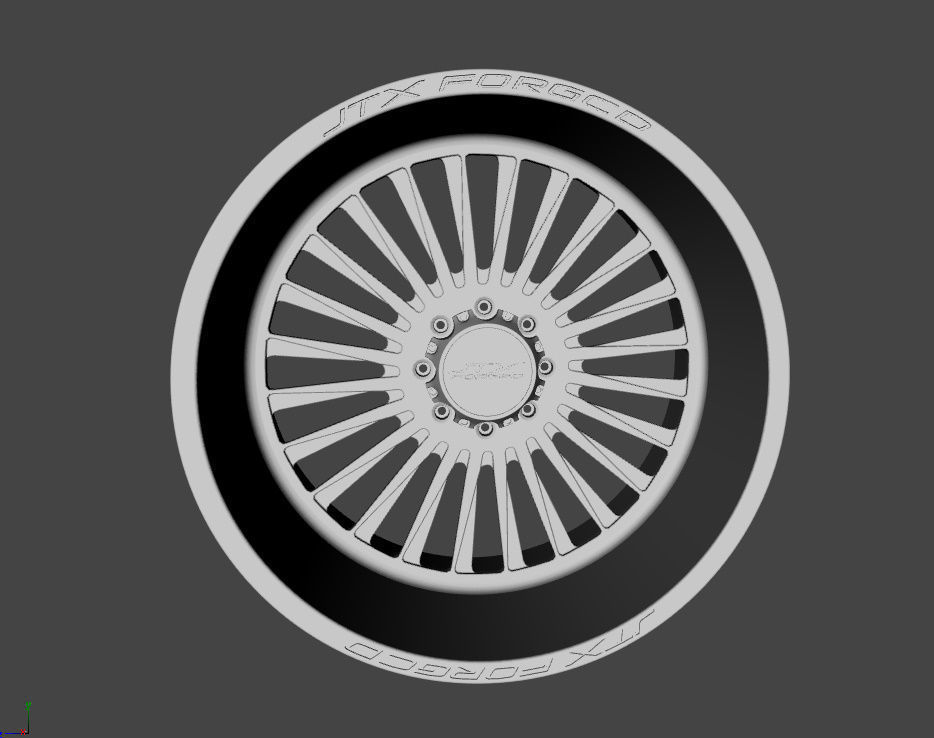 WHEEL BASED on JTX FORGED STILETTO 3D model_1