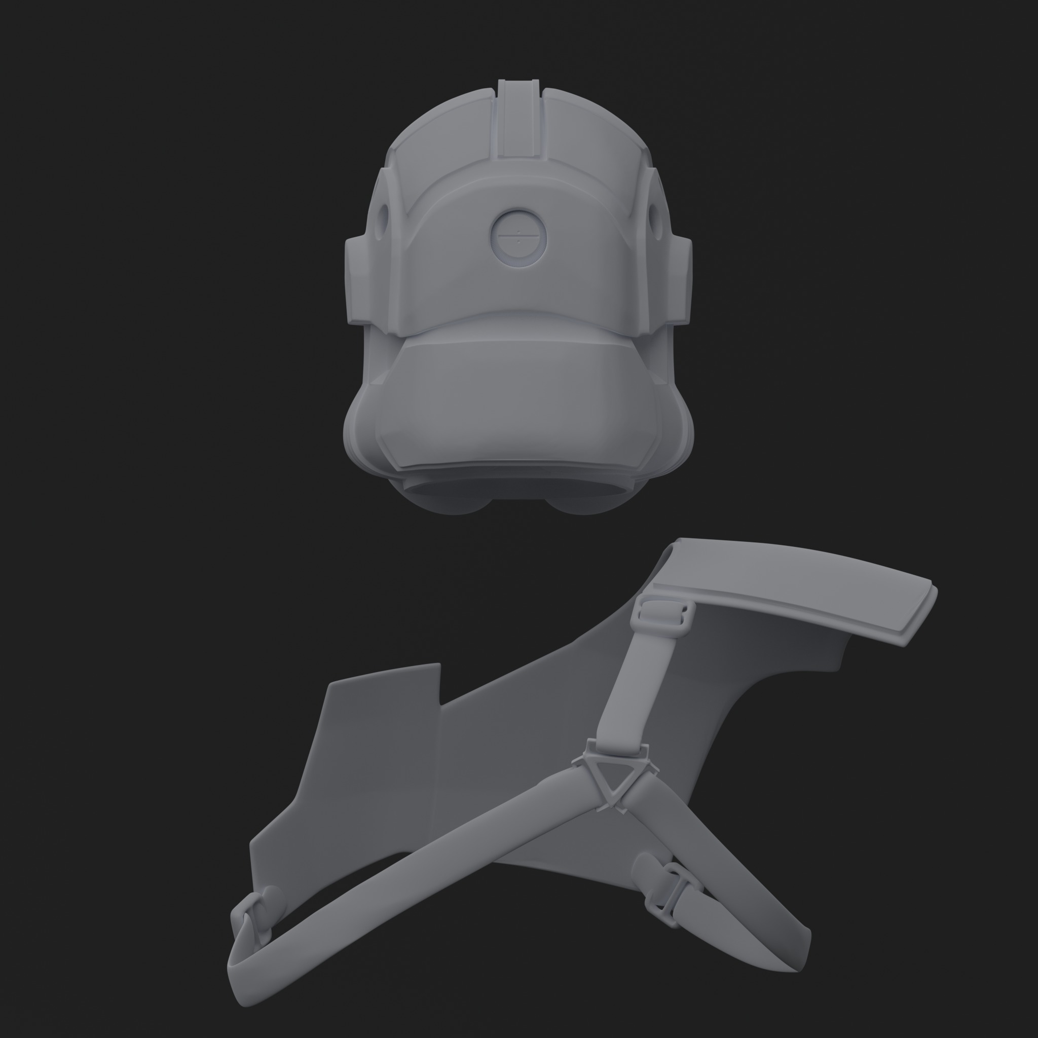 Clone AT-TE Gunner Kit - One12 - STL files 3D print model_3