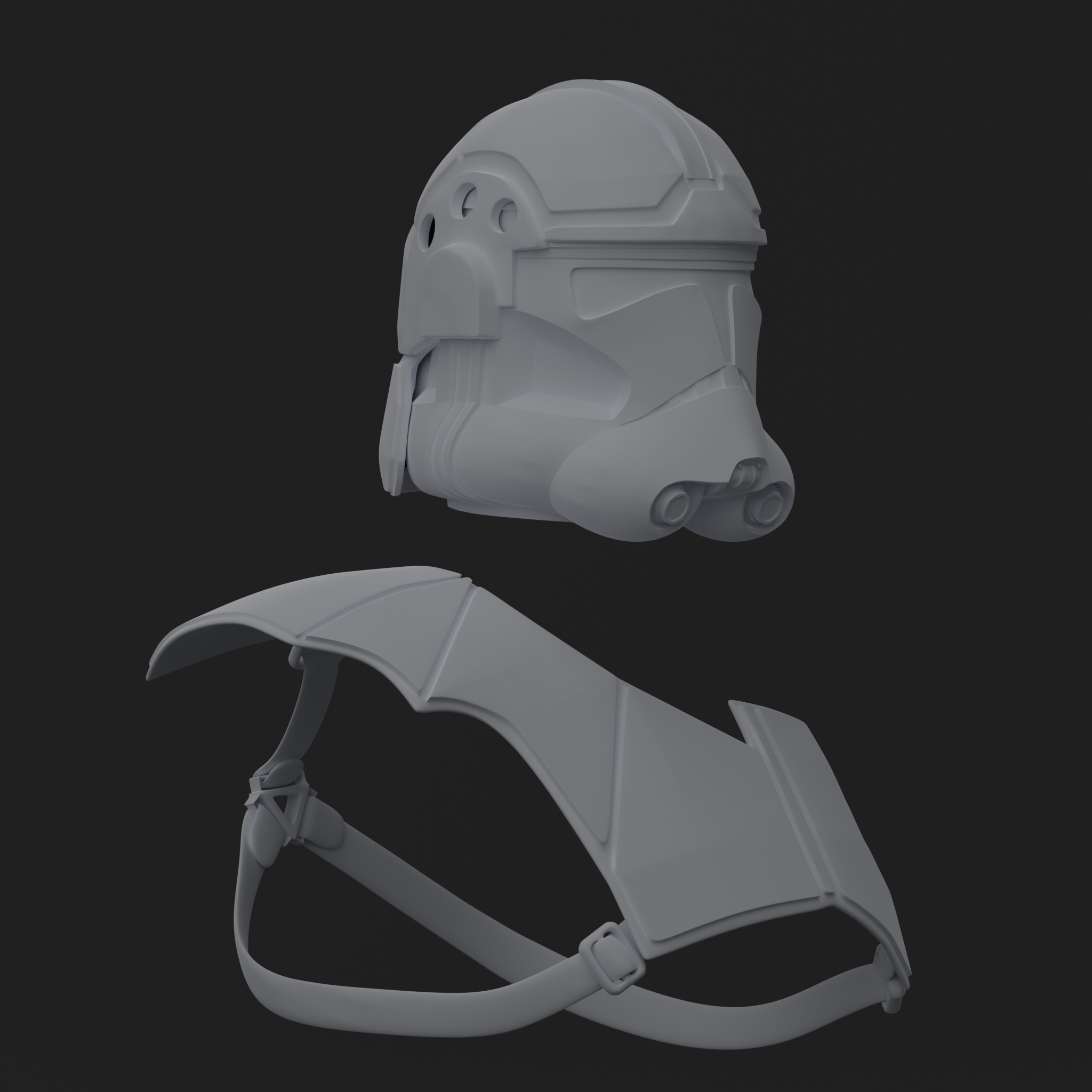 Clone AT-TE Gunner Kit - One12 - STL files 3D print model_1