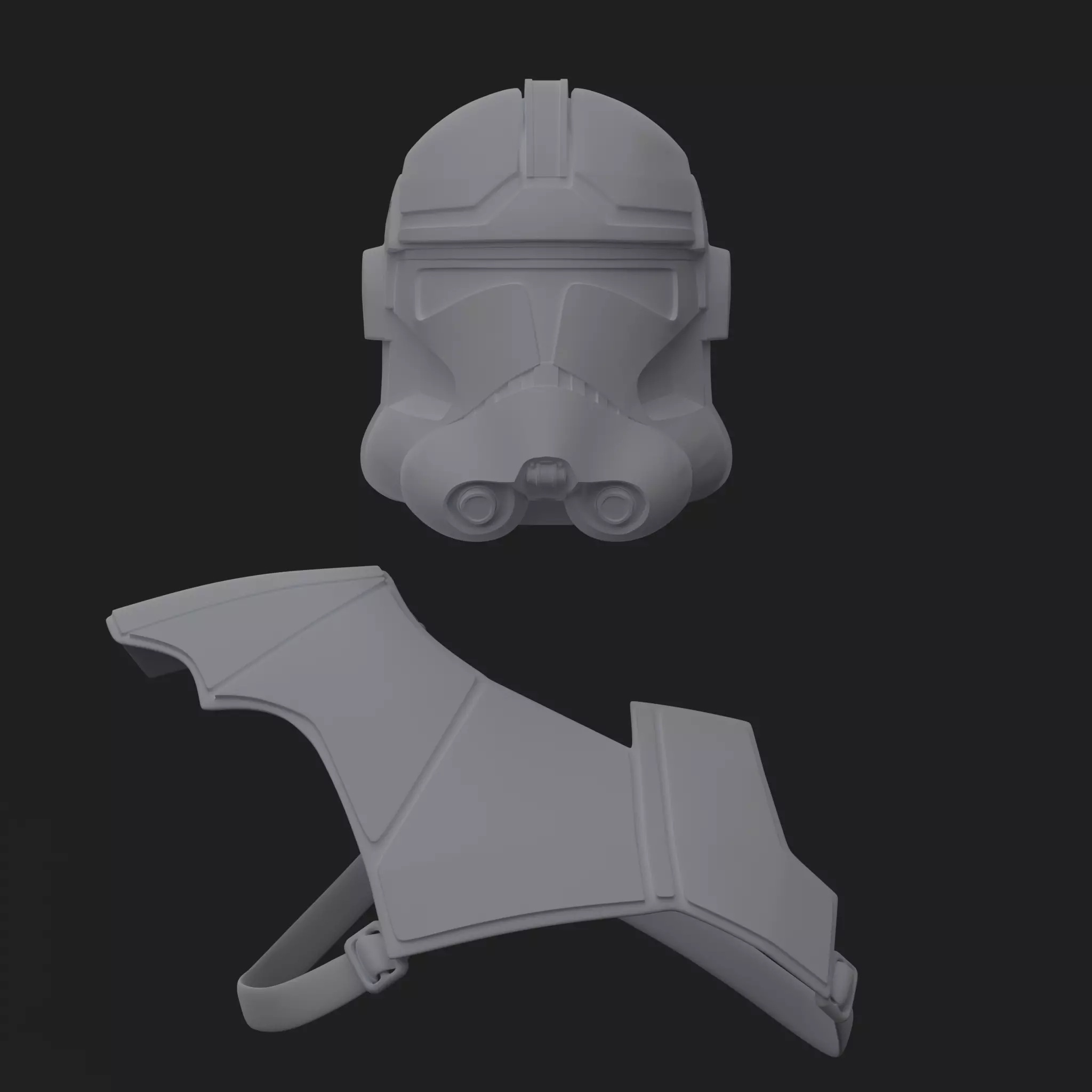 Clone AT-TE Gunner Kit - One12 - STL files 3D print model_0