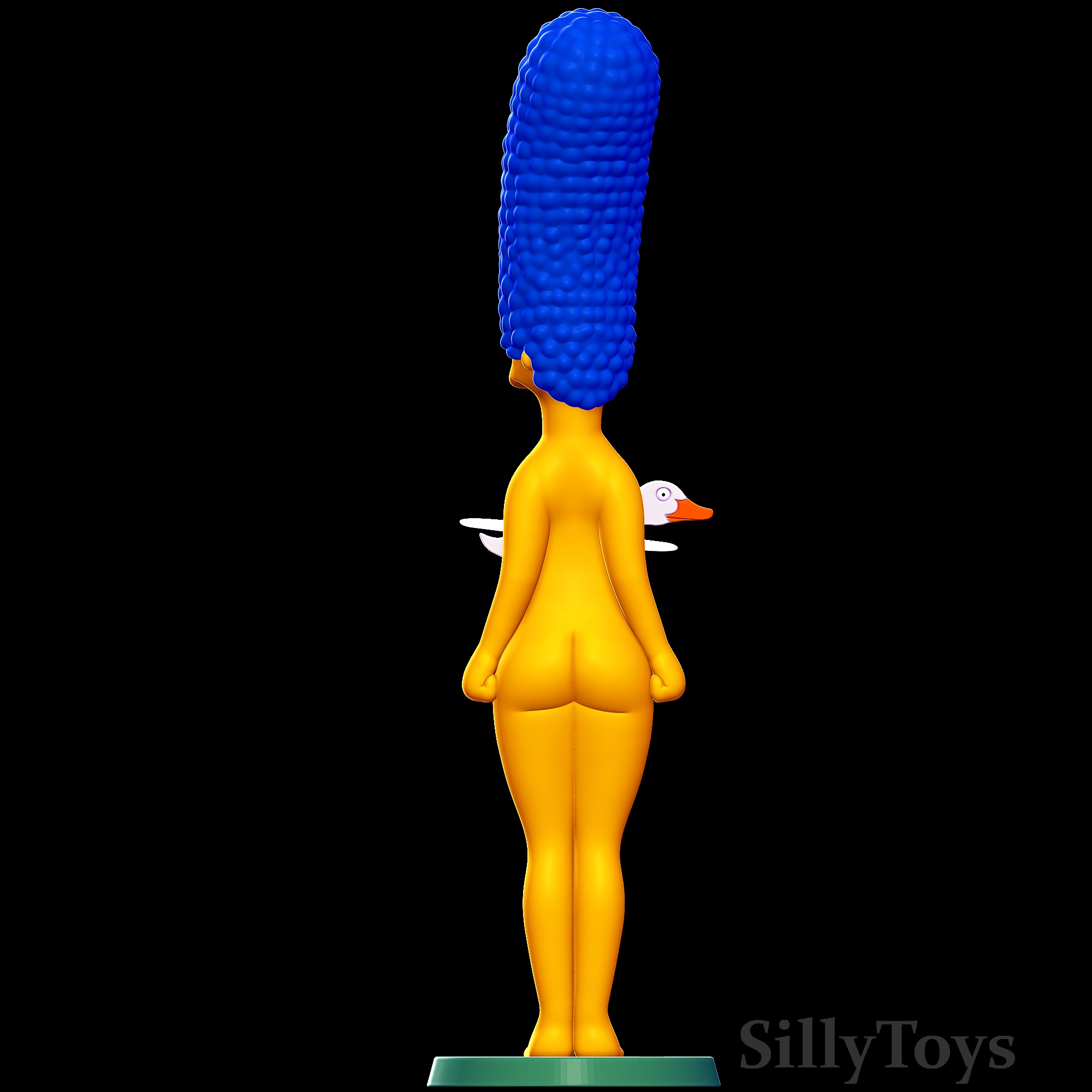 Marge Simpson - The Simpsons 3D print model_4