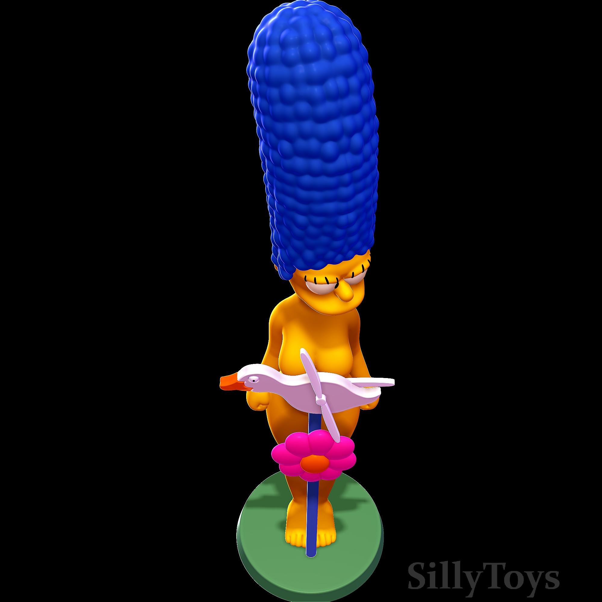 Marge Simpson - The Simpsons 3D print model_6