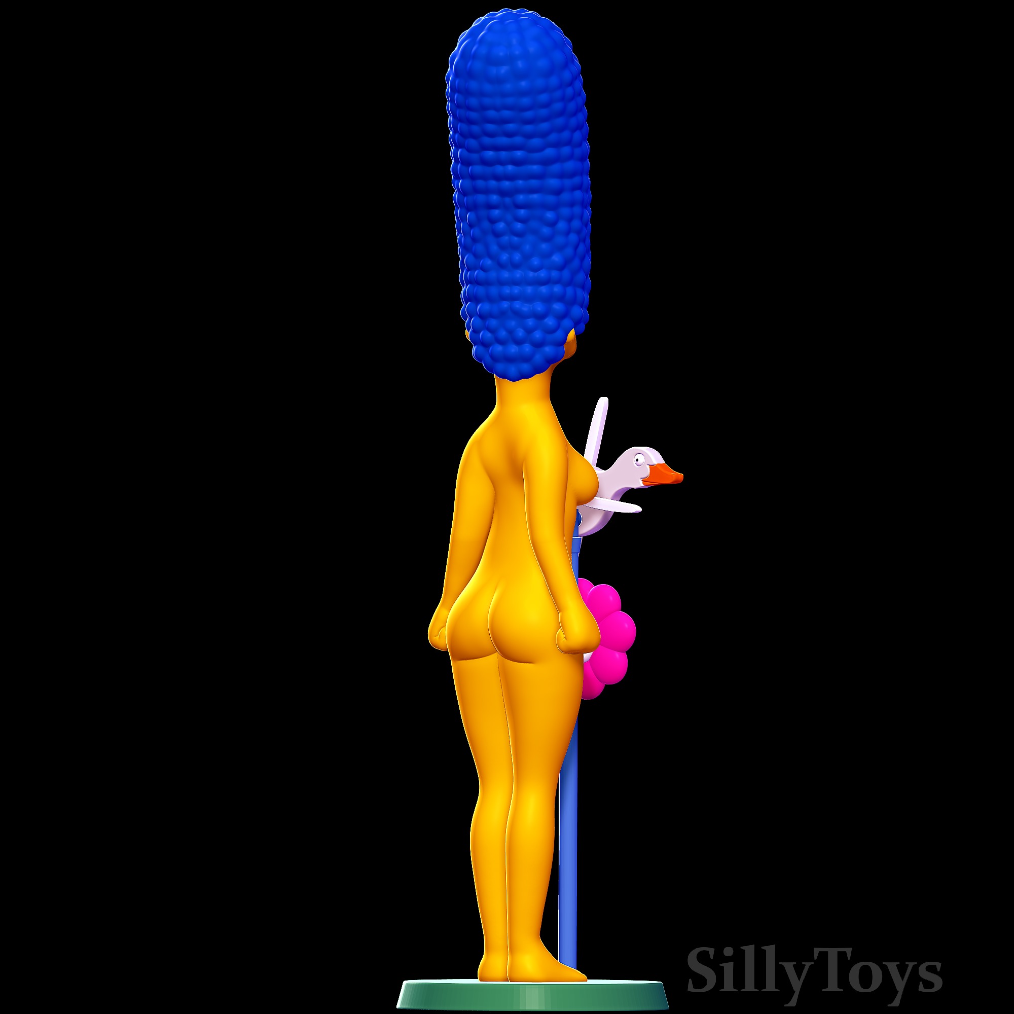 Marge Simpson - The Simpsons 3D print model_3