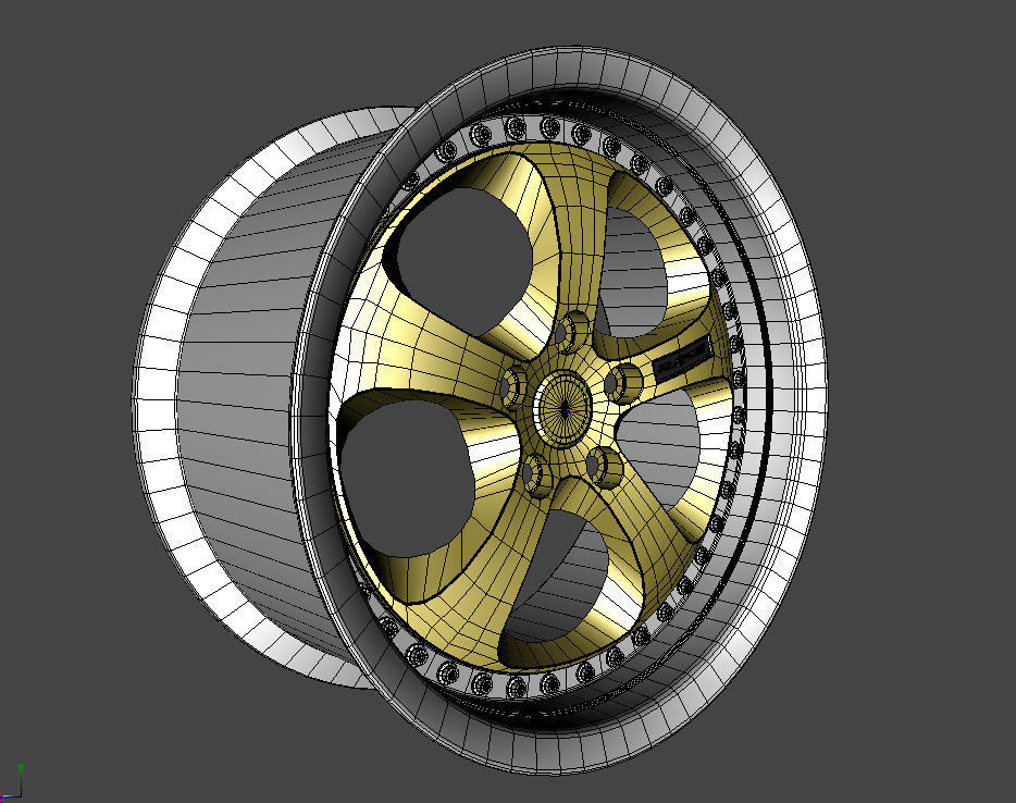 WHEEL BASED on GOLD RE AMEMIYA 3D model_12