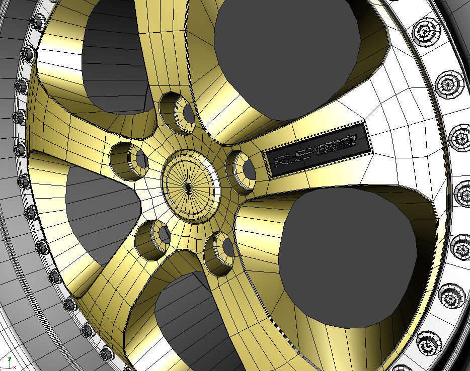 WHEEL BASED on GOLD RE AMEMIYA 3D model_15