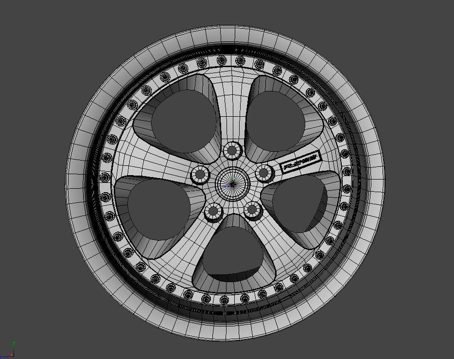 WHEEL BASED on GOLD RE AMEMIYA 3D model_5