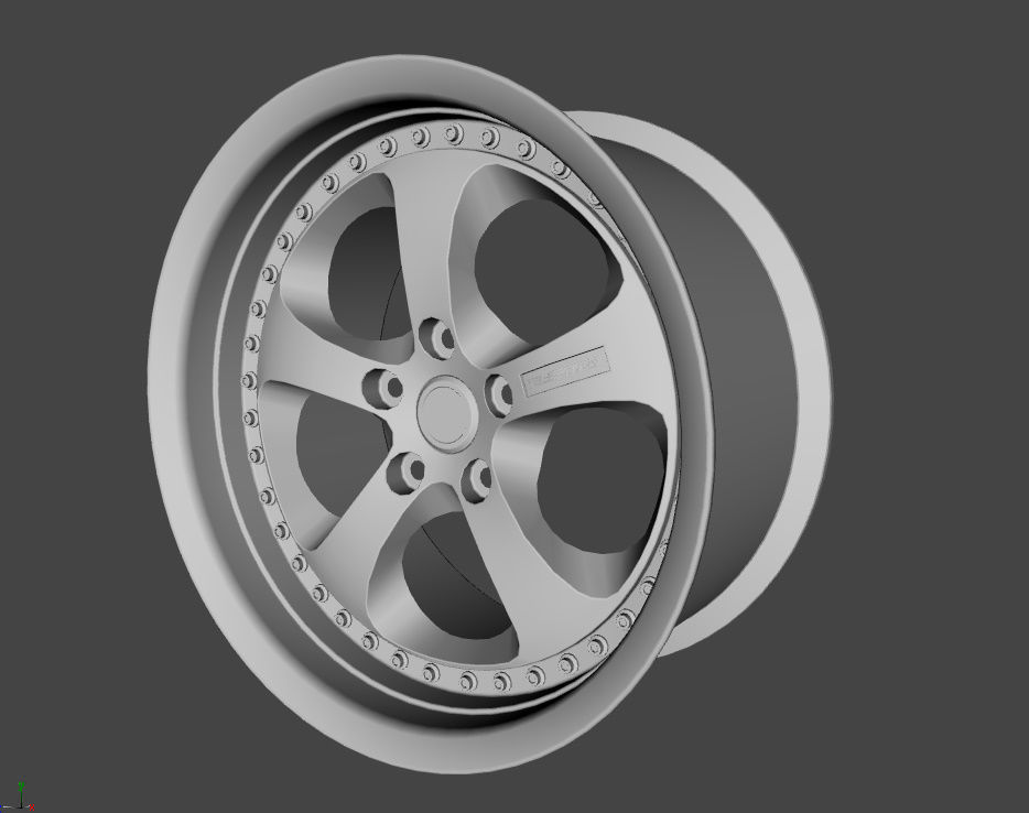 WHEEL BASED on GOLD RE AMEMIYA 3D model_2