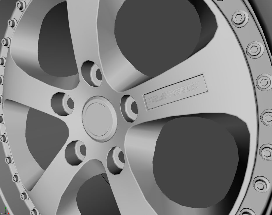 WHEEL BASED on GOLD RE AMEMIYA 3D model_3