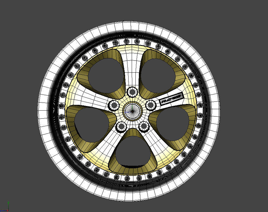 WHEEL BASED on GOLD RE AMEMIYA 3D model_13