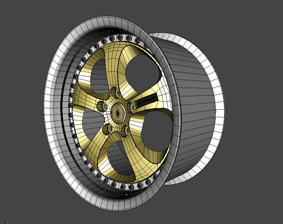 WHEEL BASED on GOLD RE AMEMIYA 3D model_14