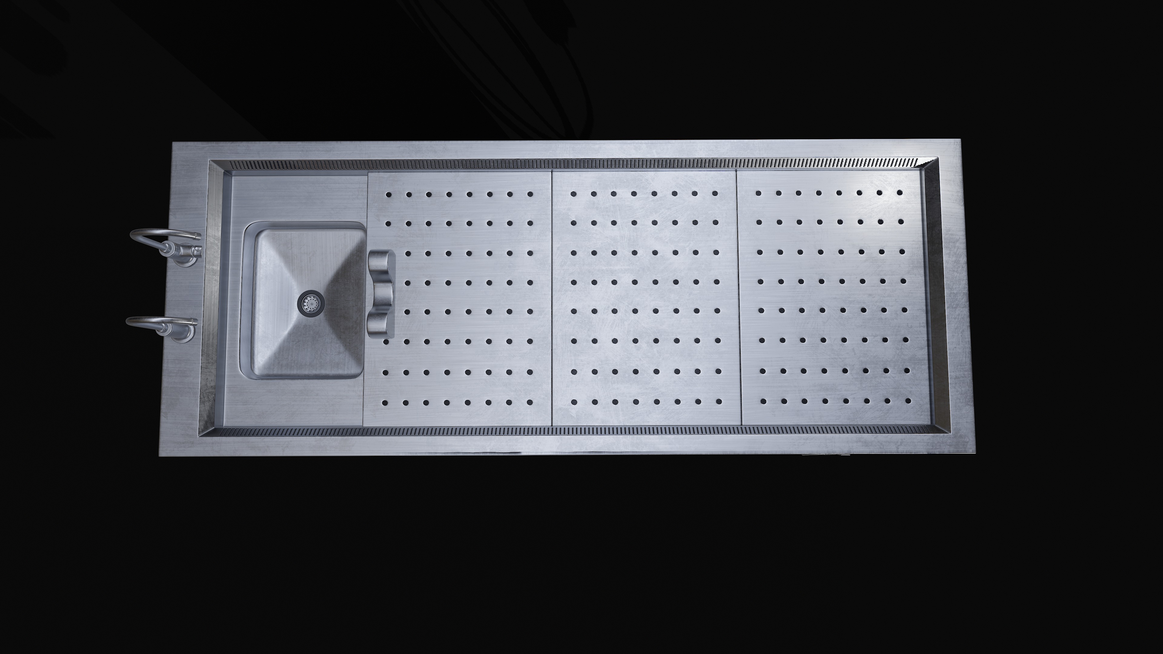 Autopsy Table Pbr Low-poly 3D model_2