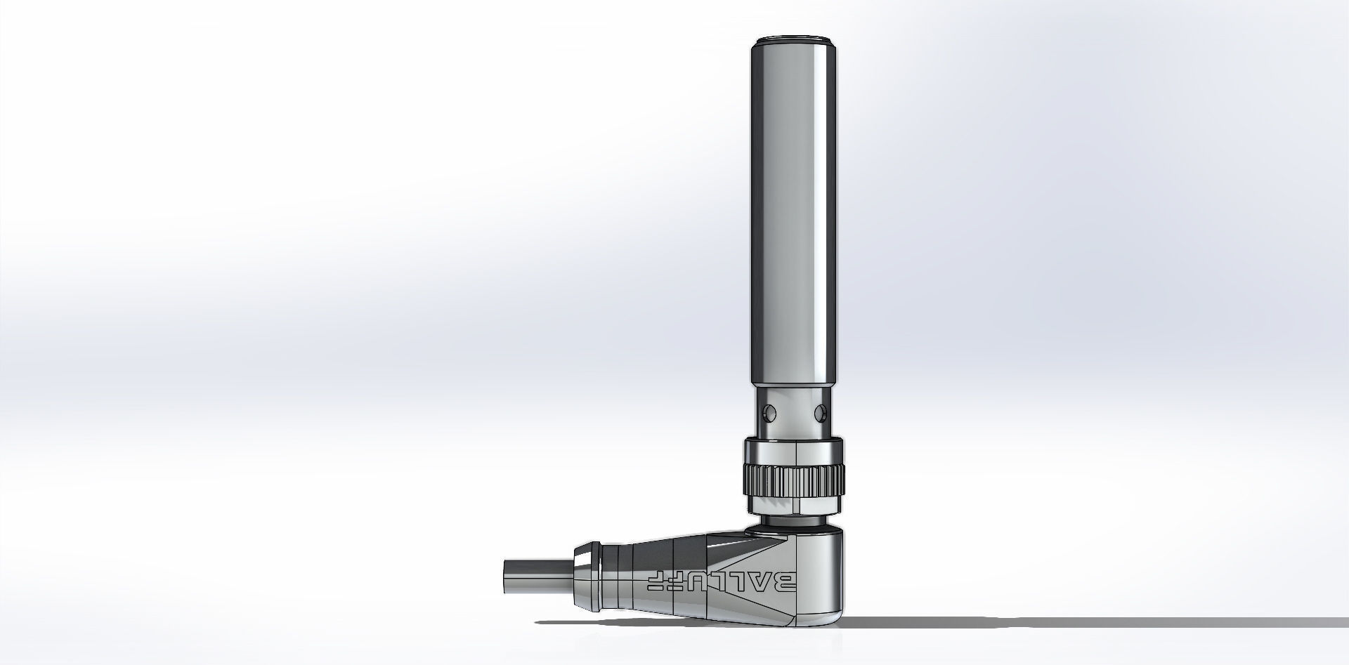 Sensor Indutivo Angular Baluff BES M12EI Inductive Sensor 3D model_12