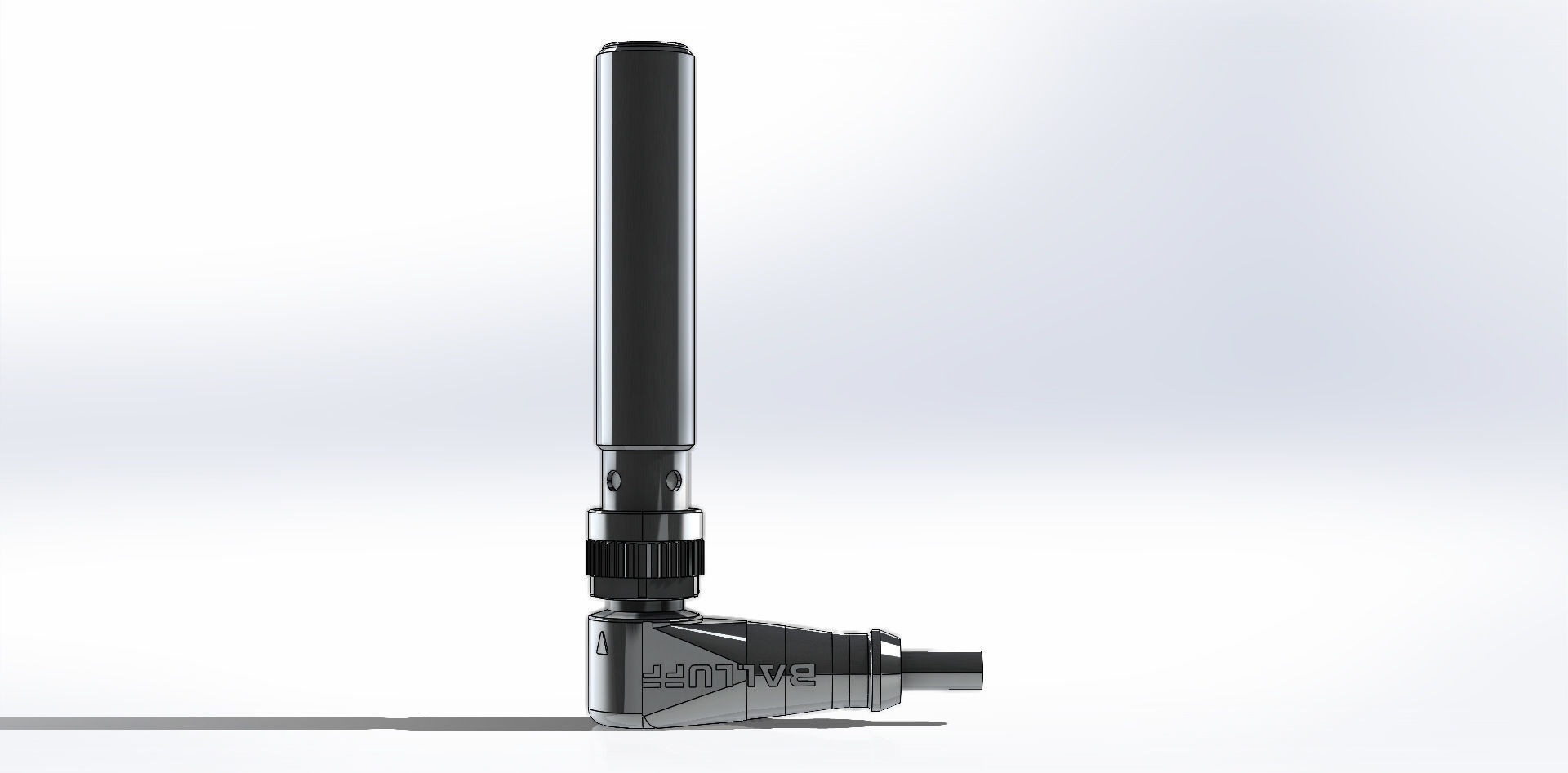 Sensor Indutivo Angular Baluff BES M12EI Inductive Sensor 3D model_8
