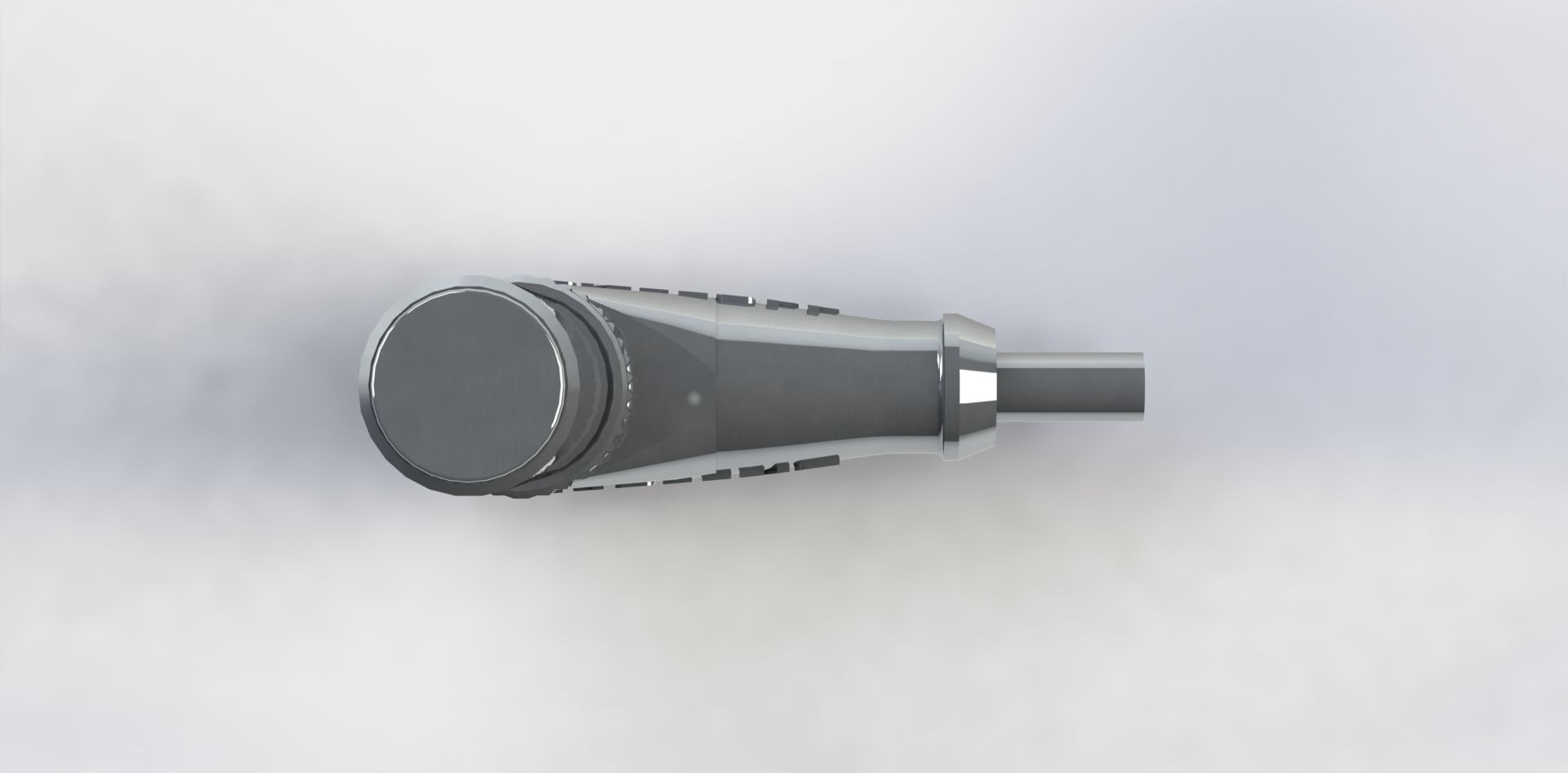 Sensor Indutivo Angular Baluff BES M12EI Inductive Sensor 3D model_3