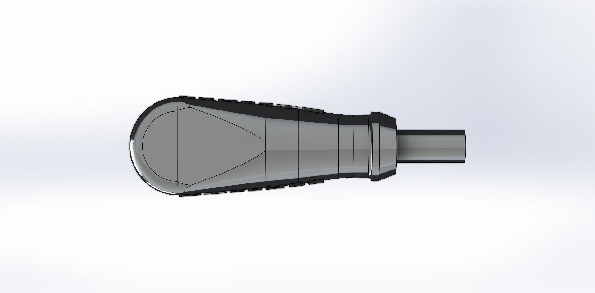 Sensor Indutivo Angular Baluff BES M12EI Inductive Sensor 3D model_4