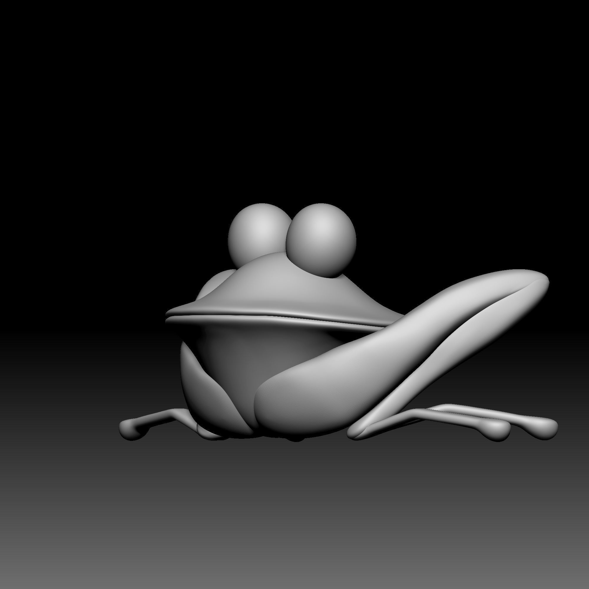 Frog cymbal - Alice in Wonderland - 010 3D print model_5