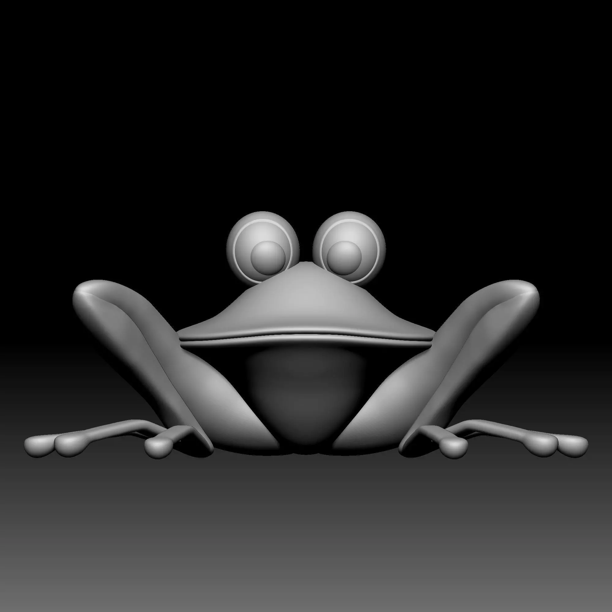 Frog cymbal - Alice in Wonderland - 010 3D print model_0