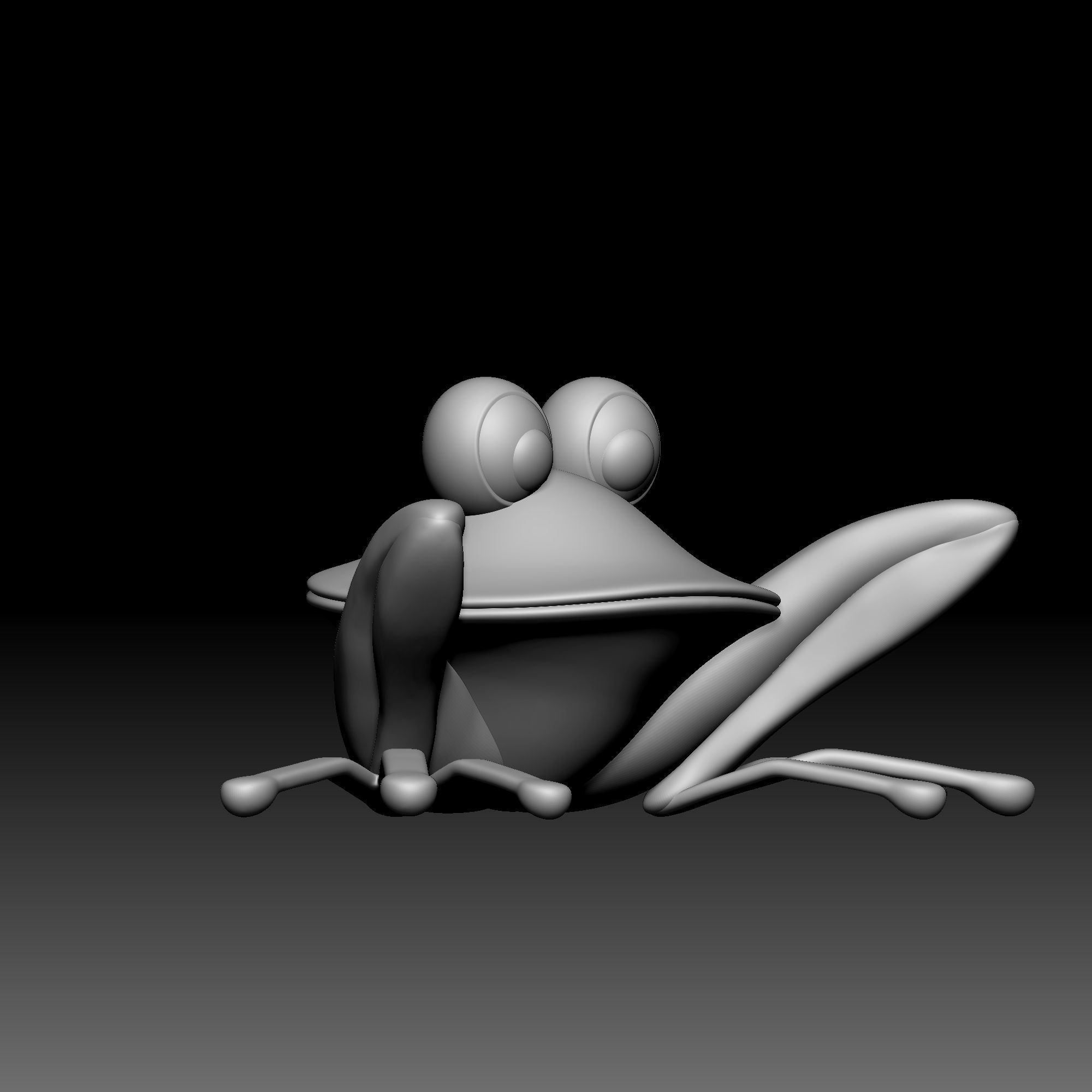 Frog cymbal - Alice in Wonderland - 010 3D print model_7