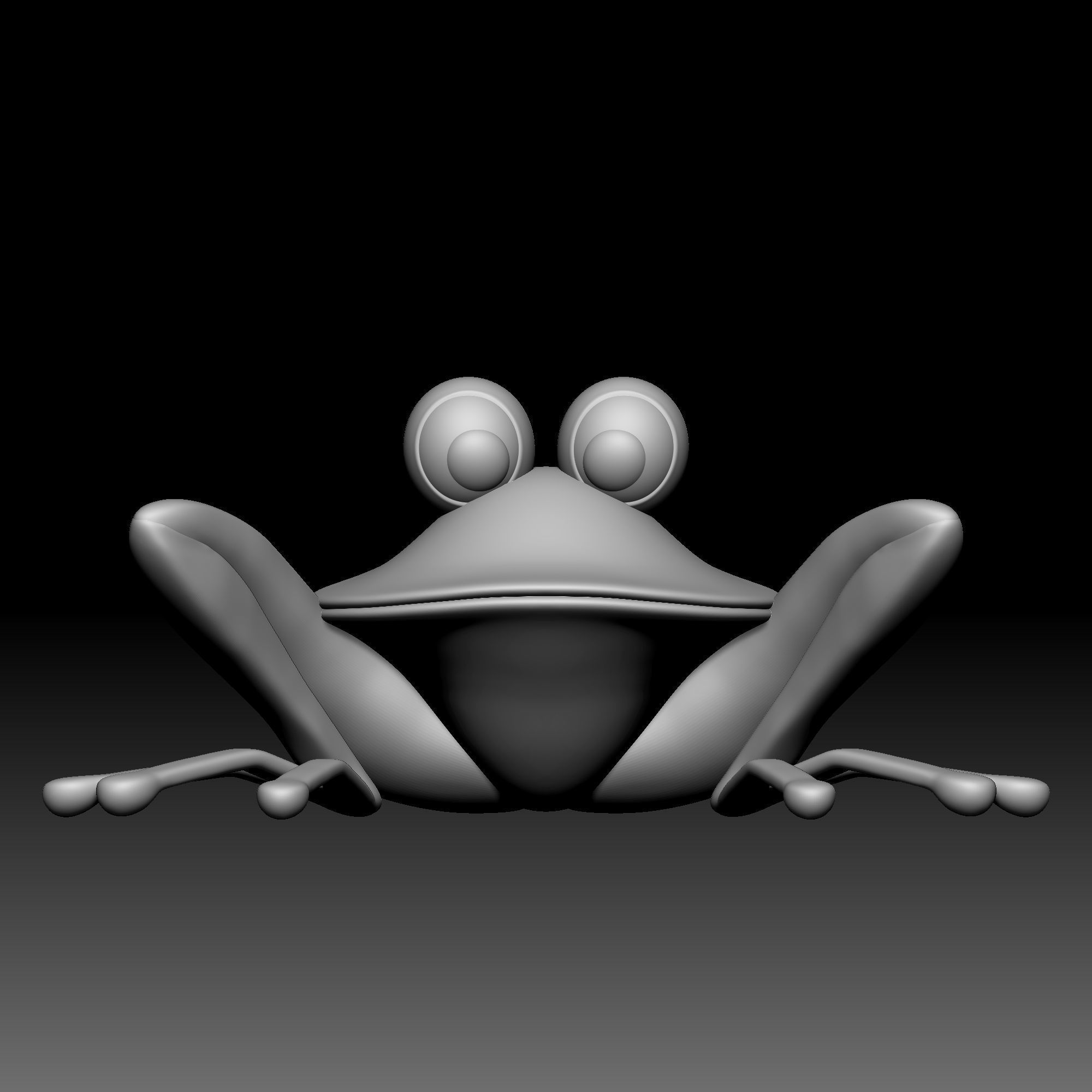 Frog cymbal - Alice in Wonderland - 010 3D print model_8