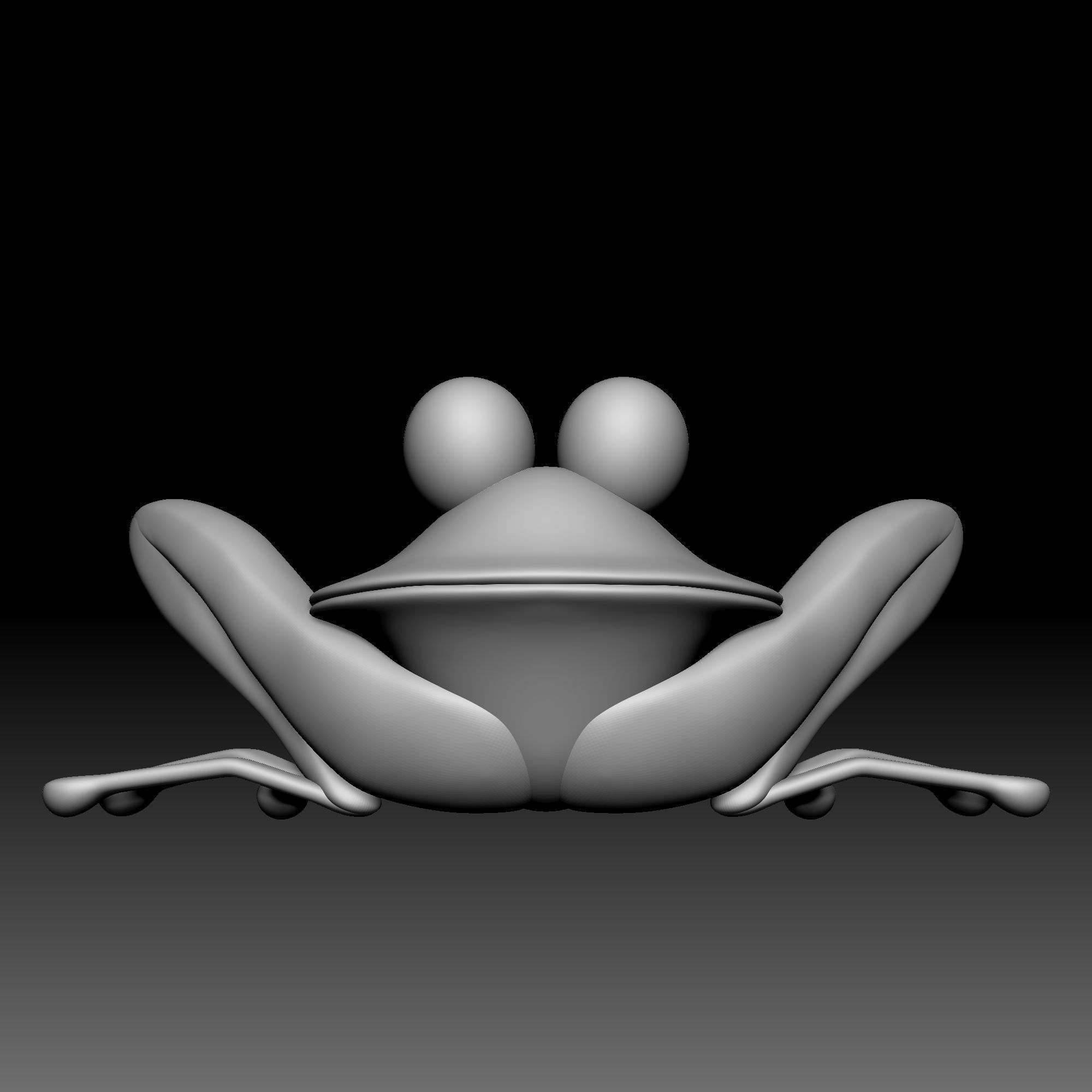 Frog cymbal - Alice in Wonderland - 010 3D print model_4