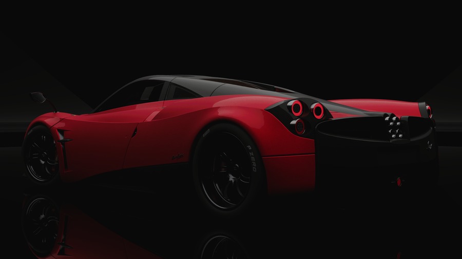 Pagani Huayra 2012 Low-poly 3D model_1