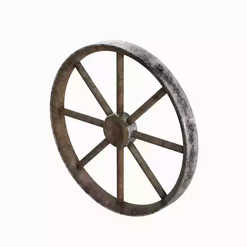 Western Wooden Wheel 02