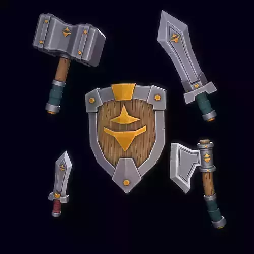 Stylized Weapons Set