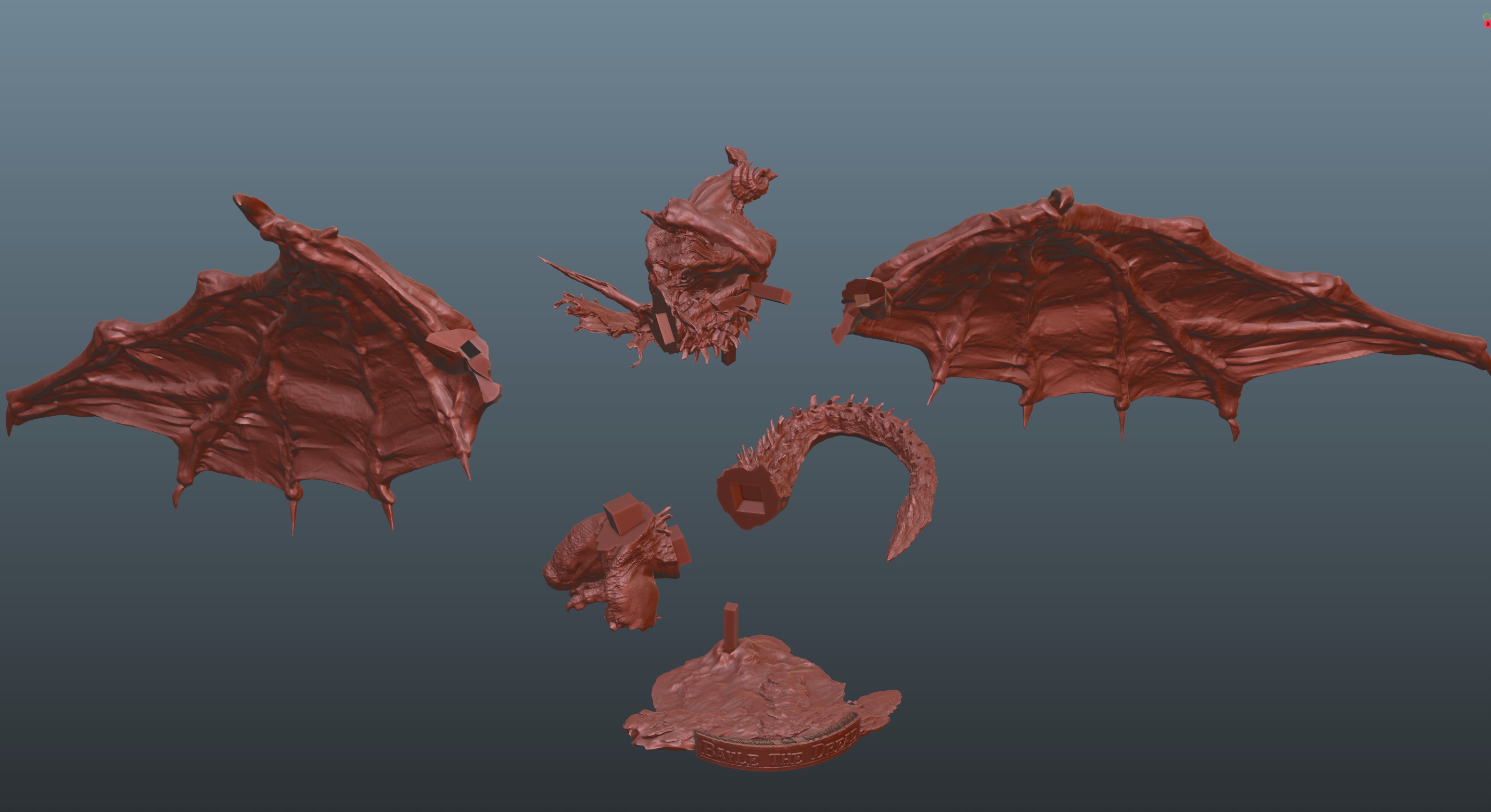 Elden Ring Bayle the Dread Bonus Igon 3D print model_8