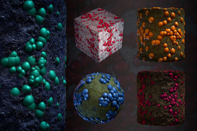 Crystal Materials Mega Bundle-16 - SBsar - Maps - VOL 02 Texture