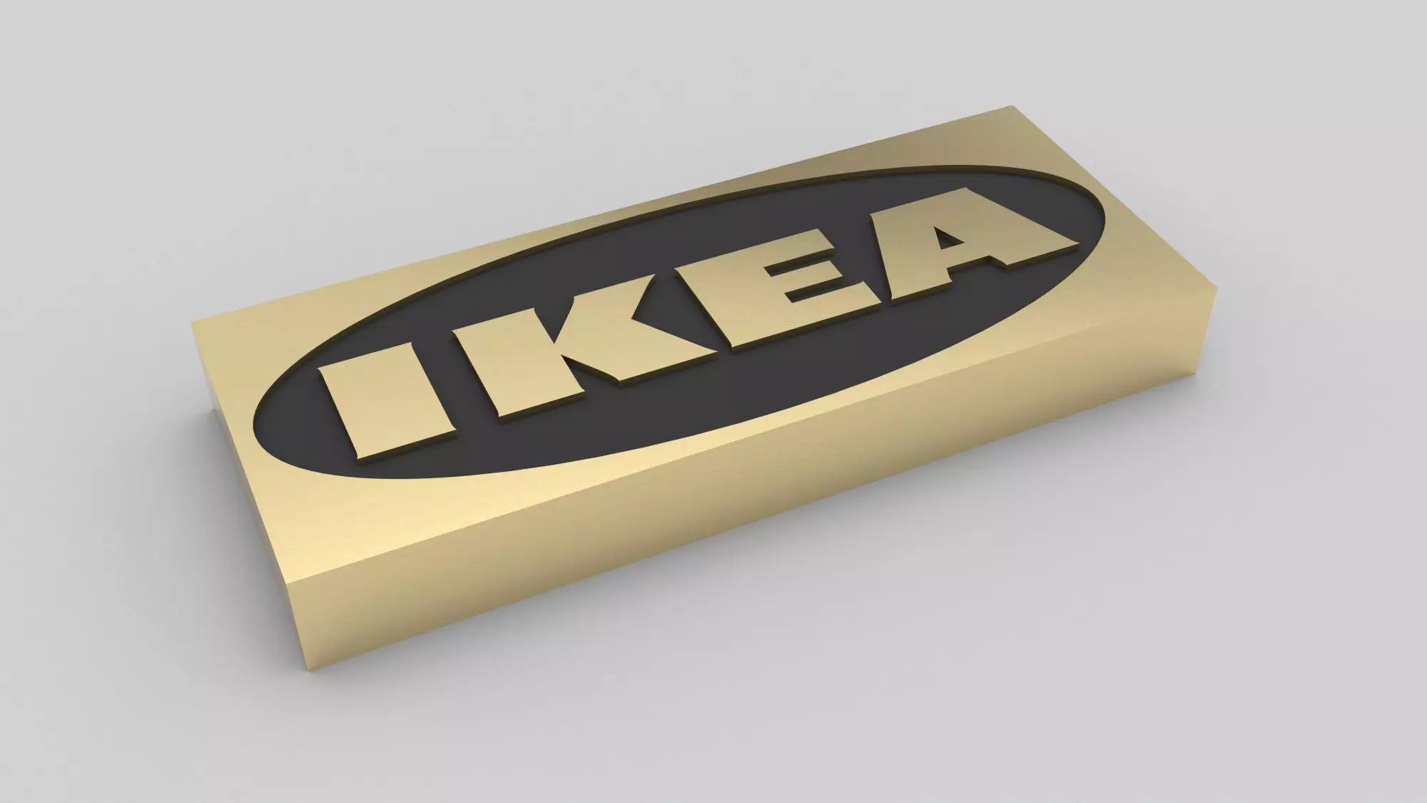 IKEA Logo Free 3D model