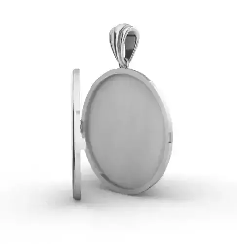 Batik Pendant with slot for Photo