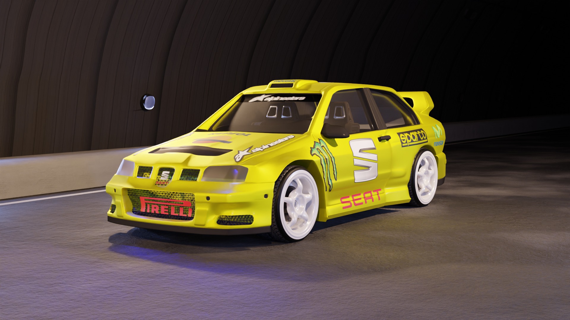 Seat Cordoba WRC 3D print model_5
