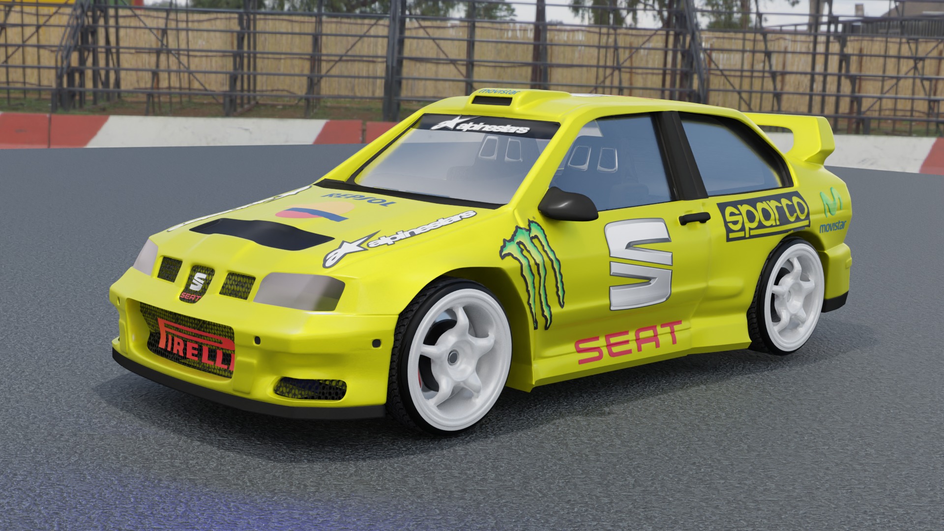 Seat Cordoba WRC 3D print model_2