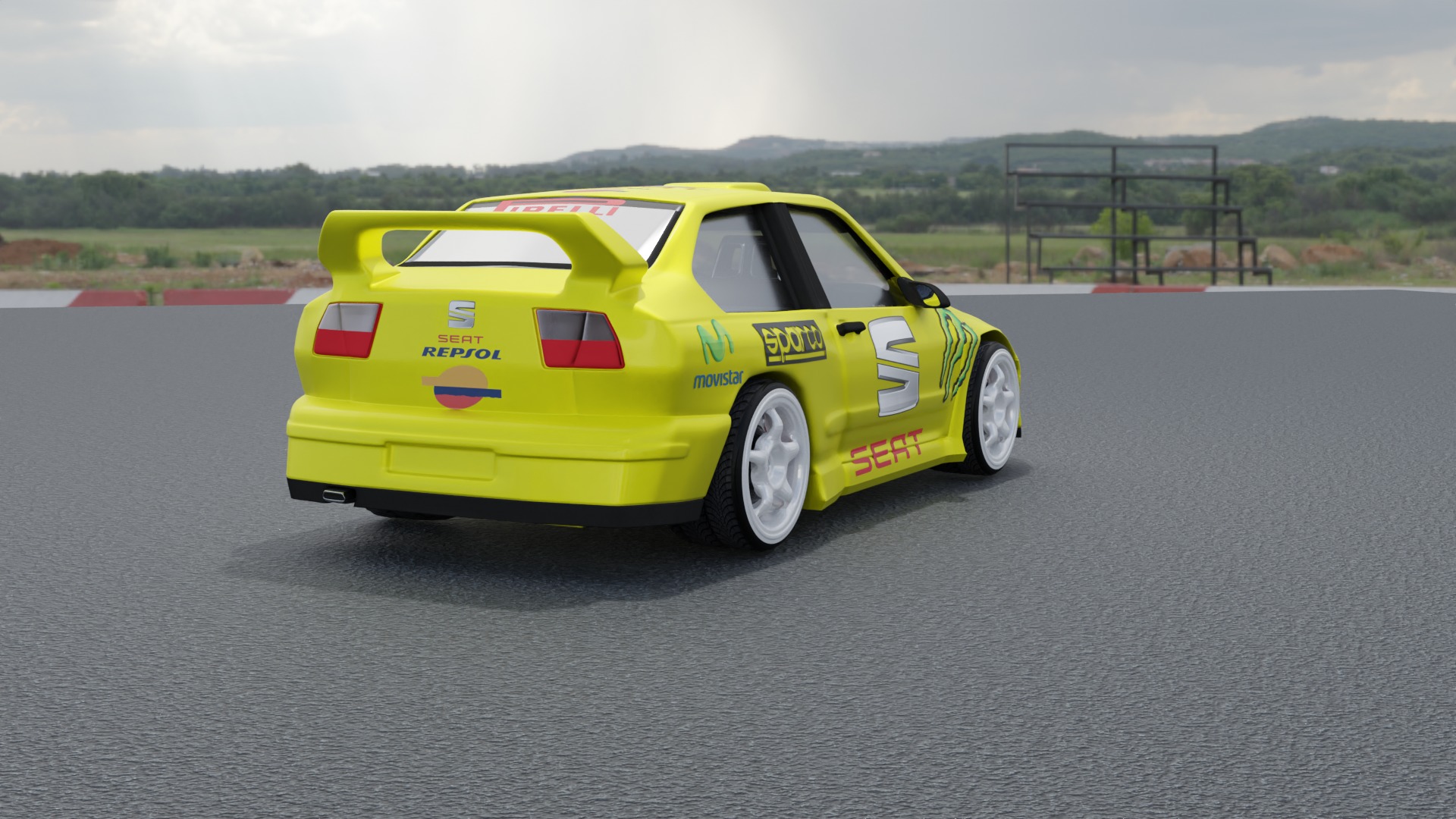 Seat Cordoba WRC 3D print model_15