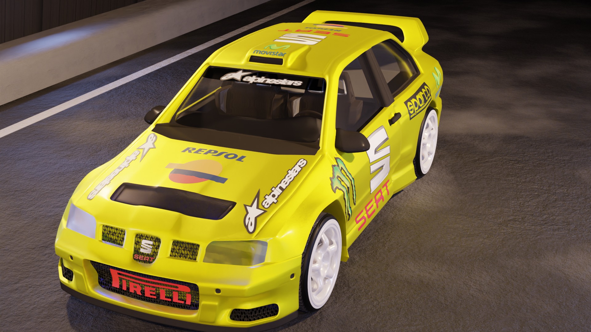 Seat Cordoba WRC 3D print model_10