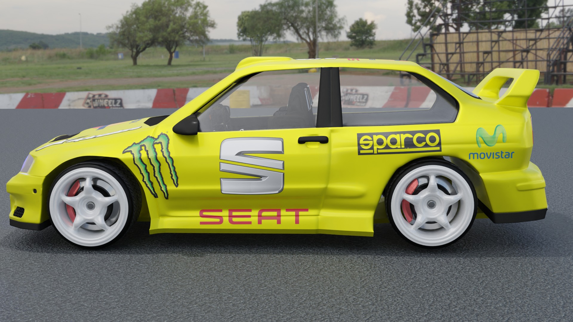 Seat Cordoba WRC 3D print model_12