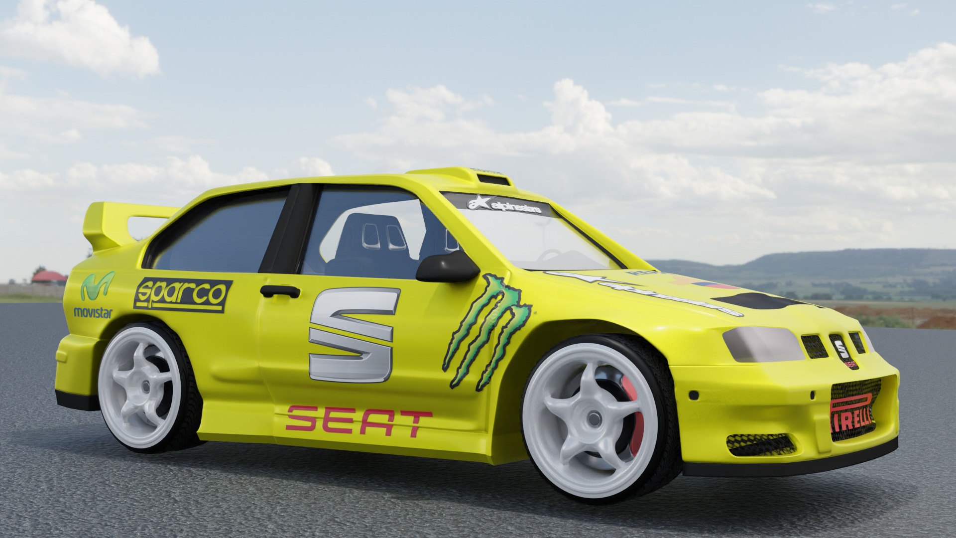 Seat Cordoba WRC 3D print model_19