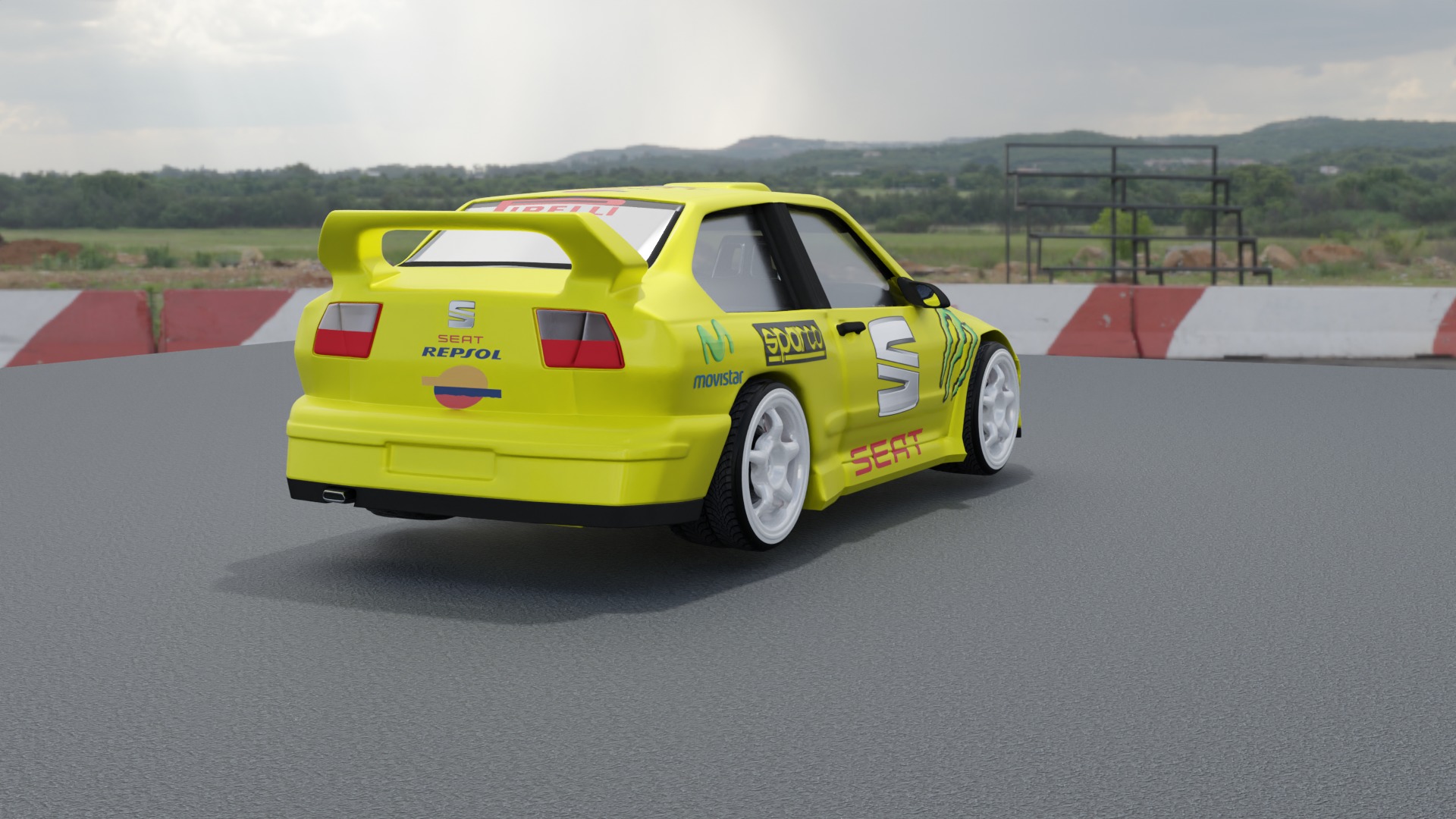 Seat Cordoba WRC 3D print model_11