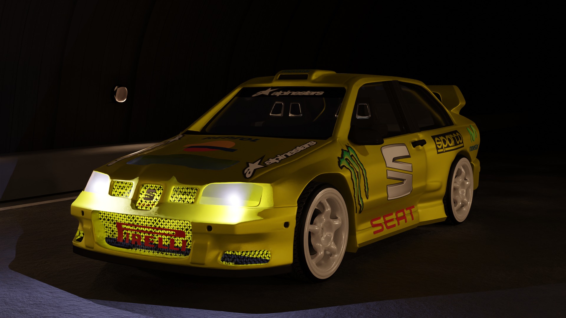 Seat Cordoba WRC 3D print model_4