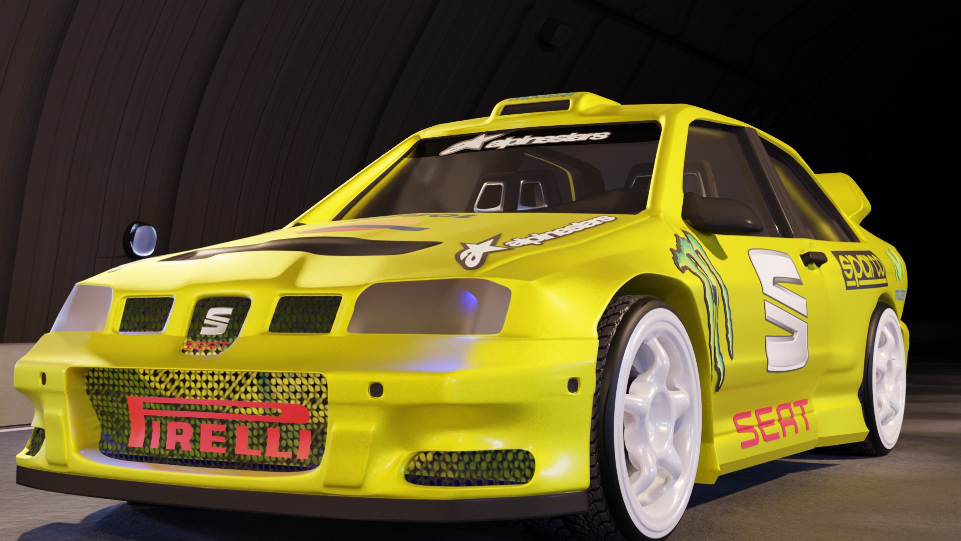 Seat Cordoba WRC 3D print model_7