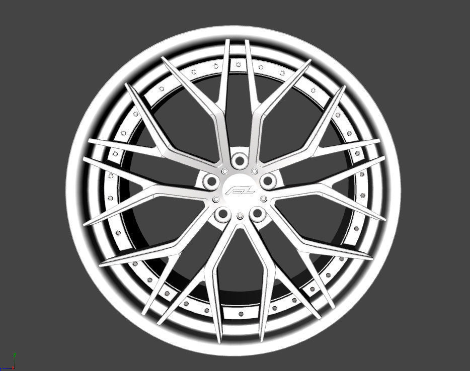 WHEEL BASED on FL FORCE ELITE 3D model_9