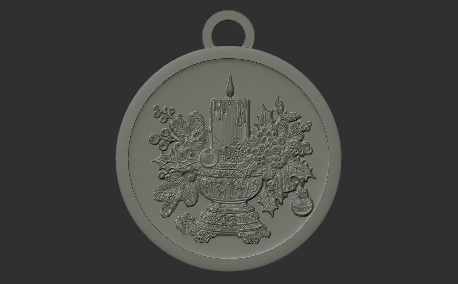 christmas tree decor  3D print model_14