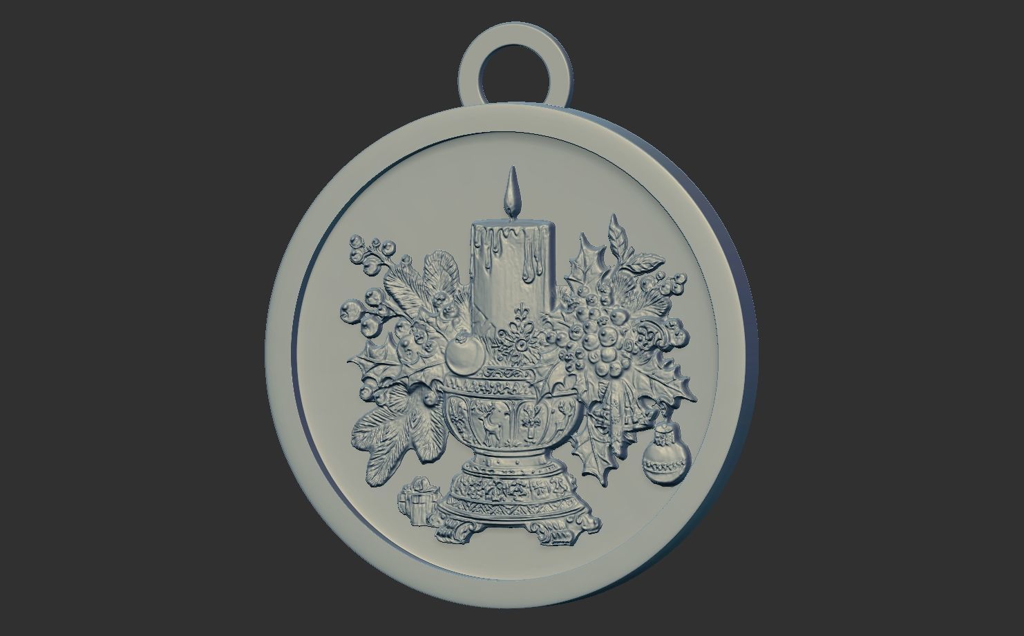 christmas tree decor  3D print model_11