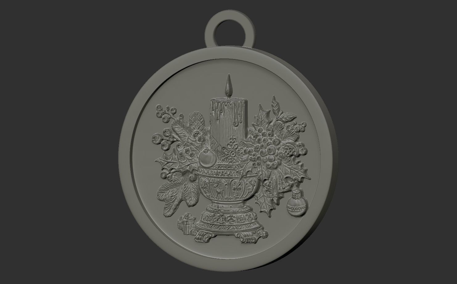 christmas tree decor  3D print model_21
