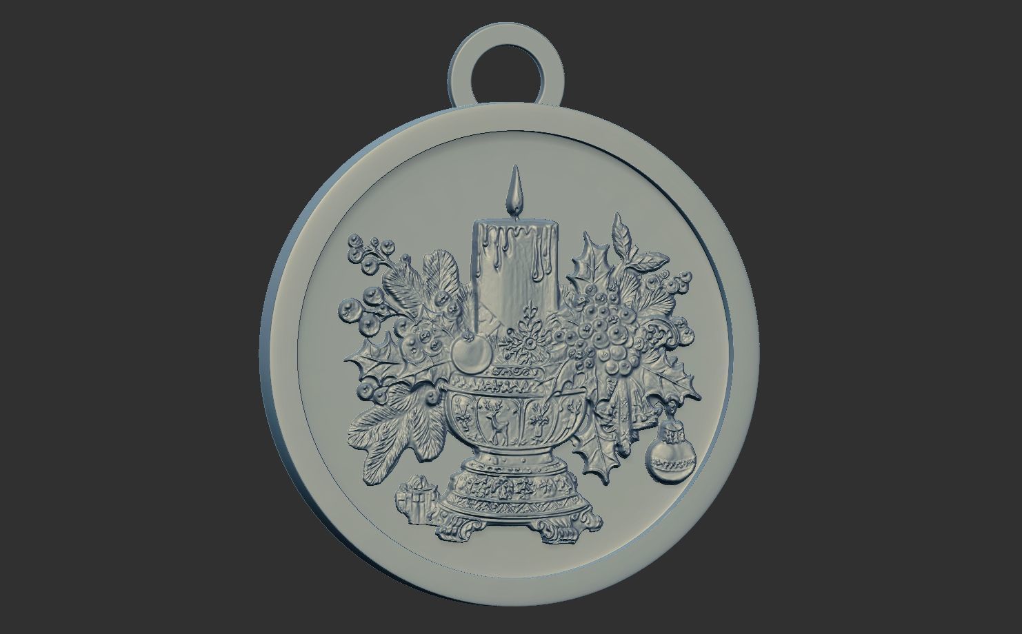 christmas tree decor  3D print model_20