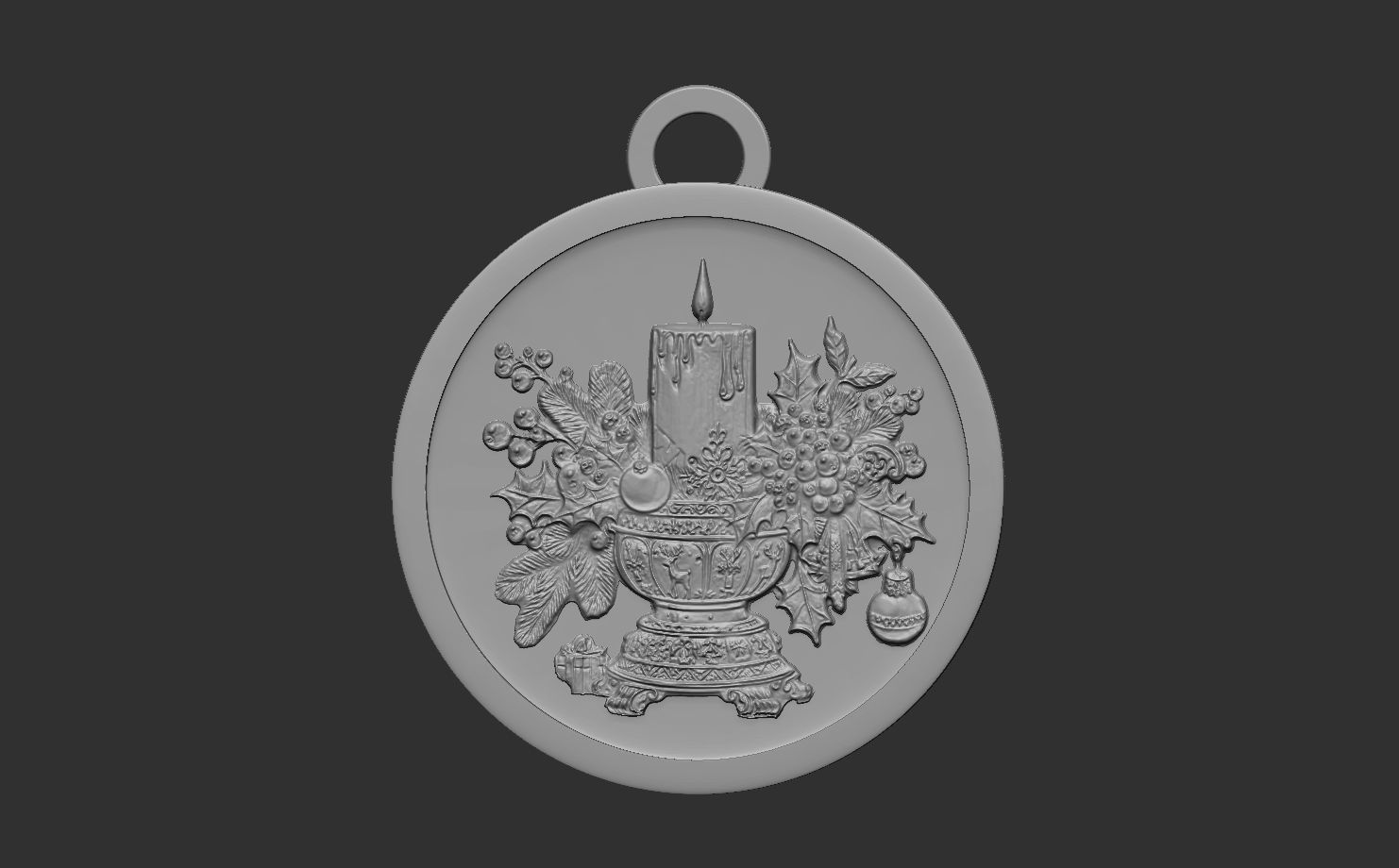 christmas tree decor  3D print model_19